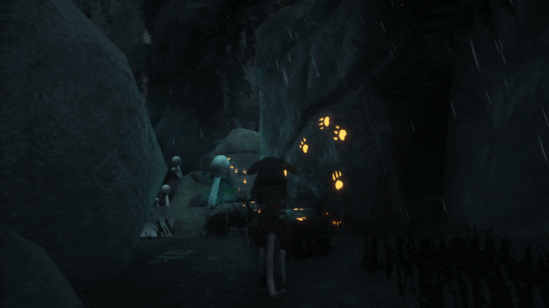 Falling into the river