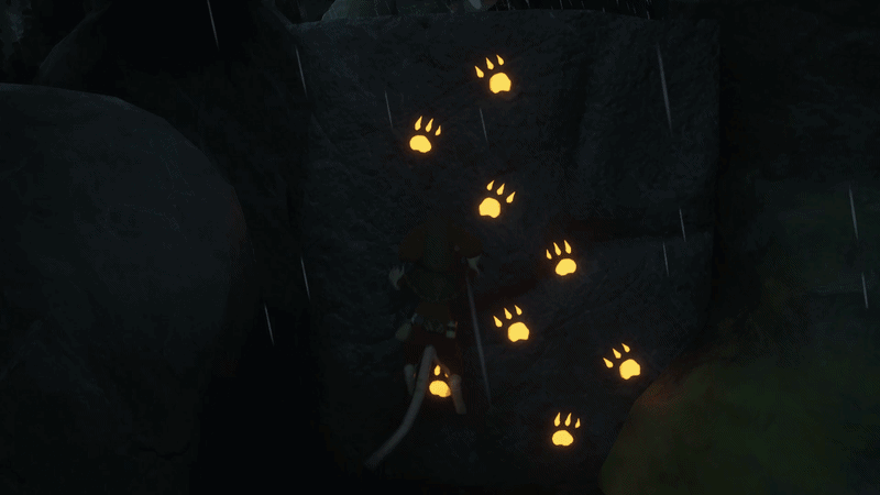 Crouching through the first log in Encounter 3