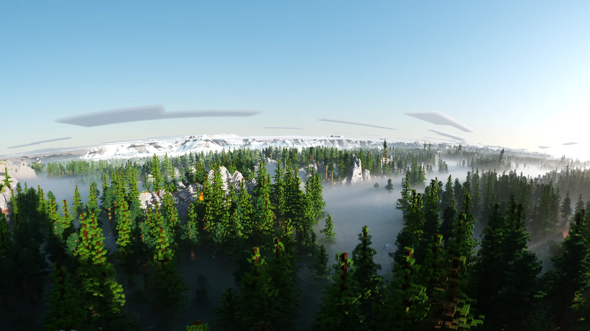 Expansive Fantasy Survival northwest world render