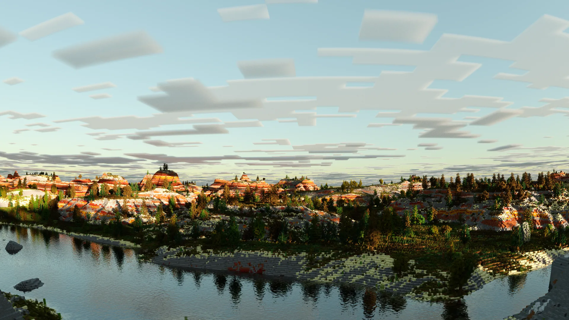 Expansive Fantasy Survival southwest world render