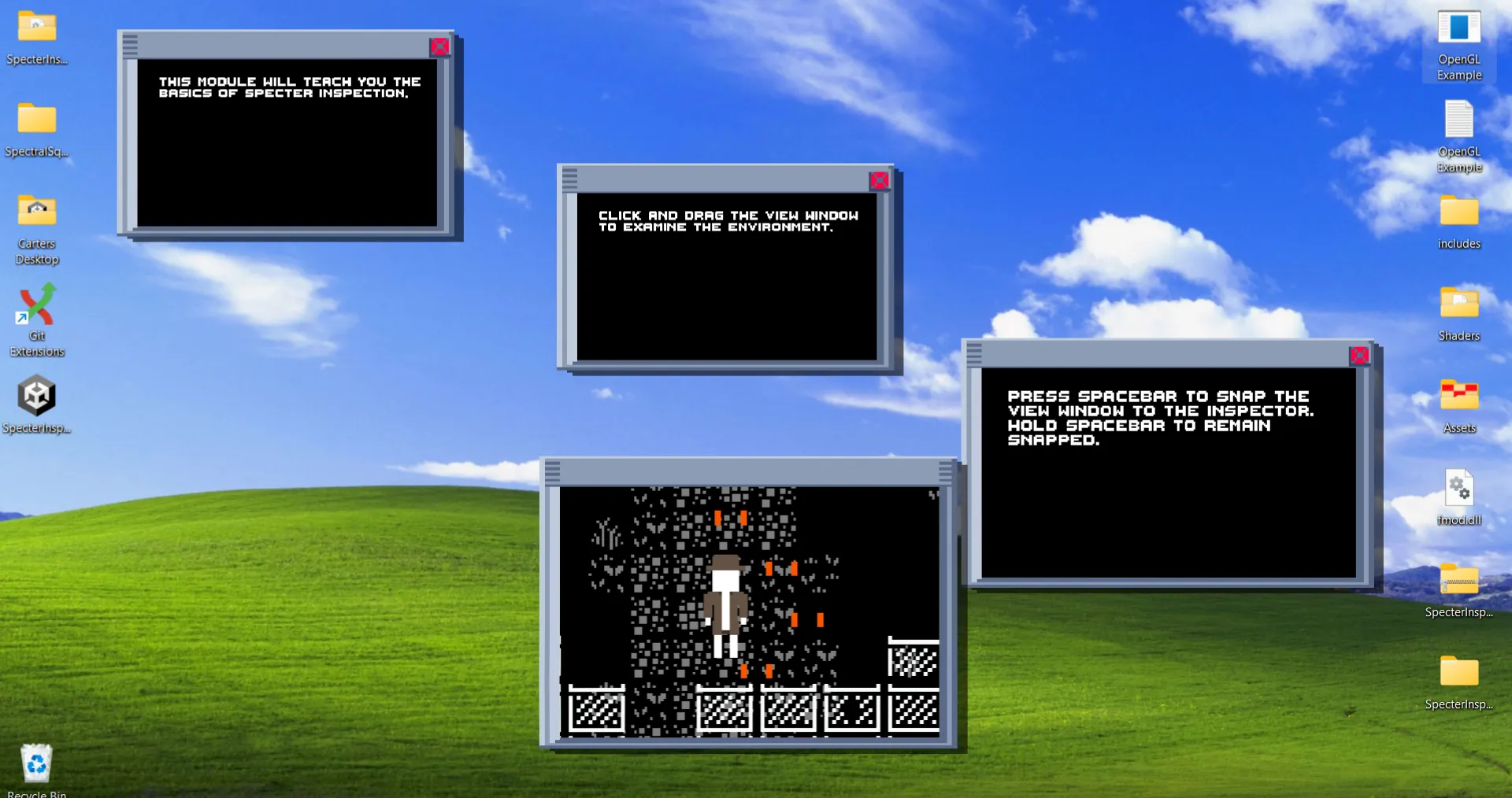 The opening composition of Specter Inspector